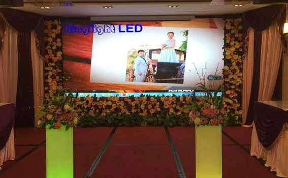 Hotel wedding LED display