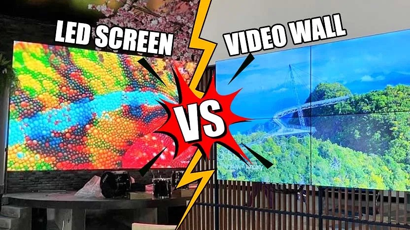 LED Screen vs Video Wall: What Are The Differences & Which To Choose